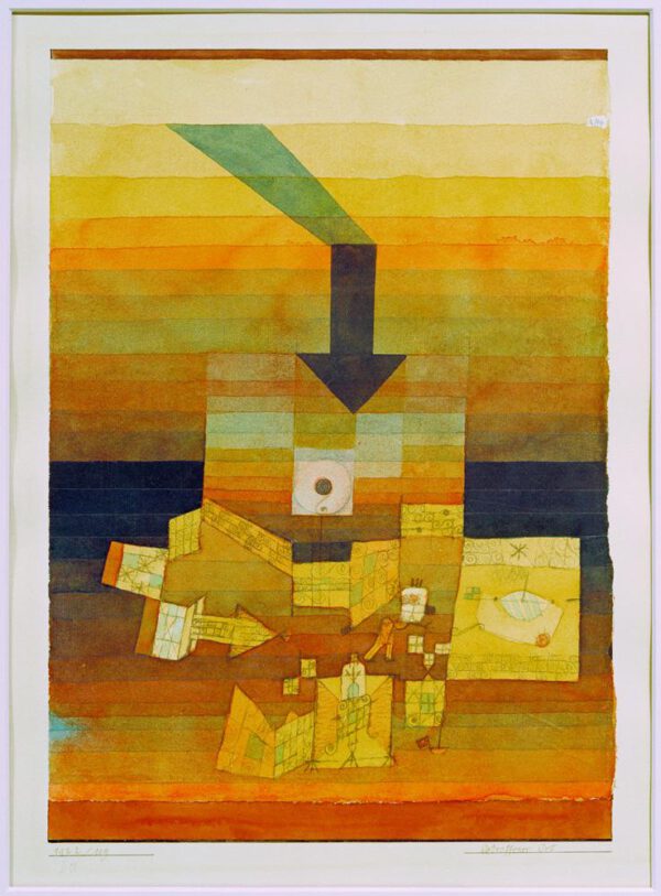 Paul Klee "Betroffener Ort" 23 x 31 cm