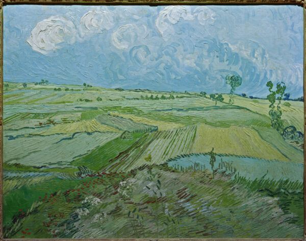 Vincent van Gogh “Weizenfelder in Auvers mit Regenwolken” 73 x 92 cm