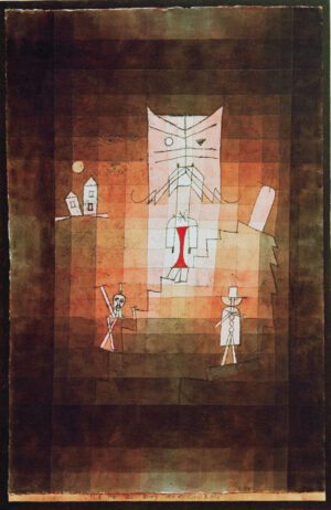 Paul Klee "Der Berg der heiligen Katze" 32 x 49 cm