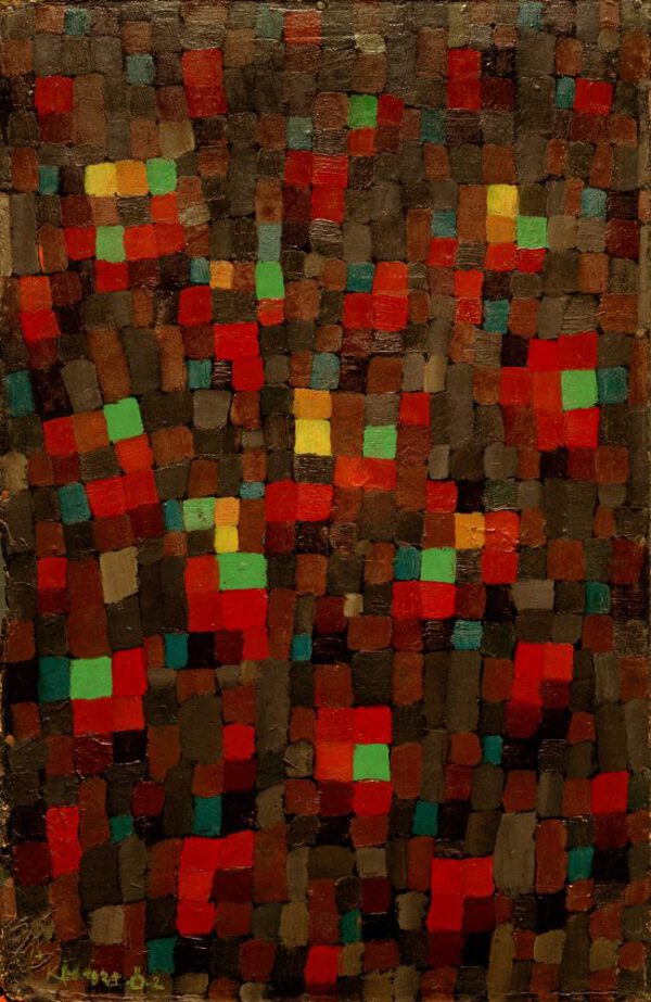 Paul Klee "Wie ein Glasfenster" 28 x 42 cm