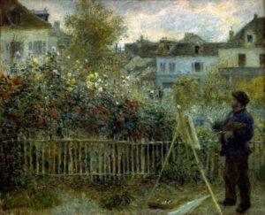 Auguste Renoir "Claude Monet beim Malen" 60 x 46 cm