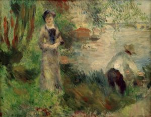 Auguste Renoir "Auf der Ile de Chatou" 55 x 46 cm