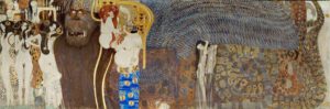 Gustav Klimt "Beethovenfries - Die feindlichen Gewalten (Ausschnitt)" 636 x 220 cm