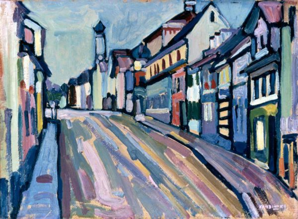 Wassily Kandinsky "Murnau Untermarkt" 44 x 33 cm