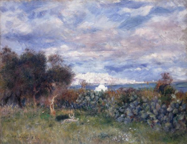 Auguste Renoir "Die Bucht von Algier" 65 x 51 cm