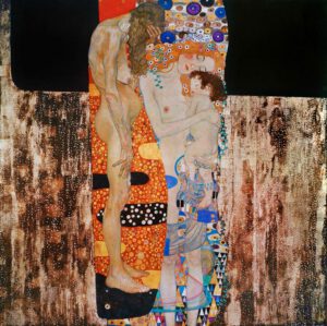 Gustav Klimt "Die drei Lebensalter" 171 x 173 cm
