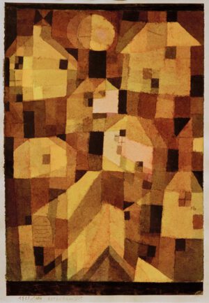 Paul Klee "Herbstlicher Ort" 23 x 33 cm