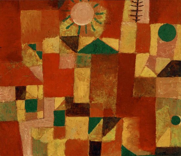 Paul Klee "Sonnengold" 32 x 28 cm