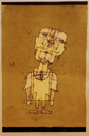 Paul Klee "Gespenst eines Genies" 19 x 27 cm