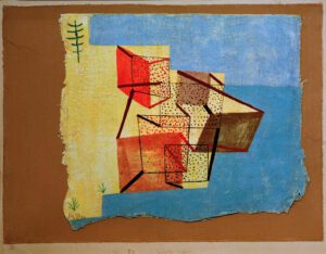 Paul Klee "Bebautes Ufer" 40 x 30 cm