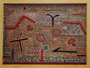 Paul Klee "Mosaik aus Prhun" 46 x 34 cm