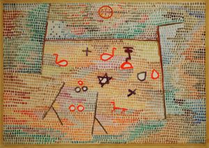 Paul Klee "Spielzeug" 64 x 44 cm