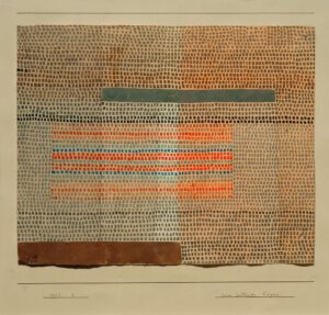 Paul Klee "Zwei betonte Lagen" 30 x 24 cm
