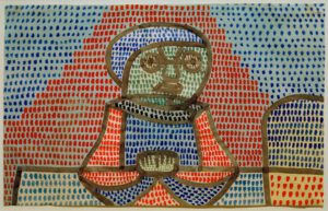 Paul Klee "Knabe am Tisch" 48 x 30 cm