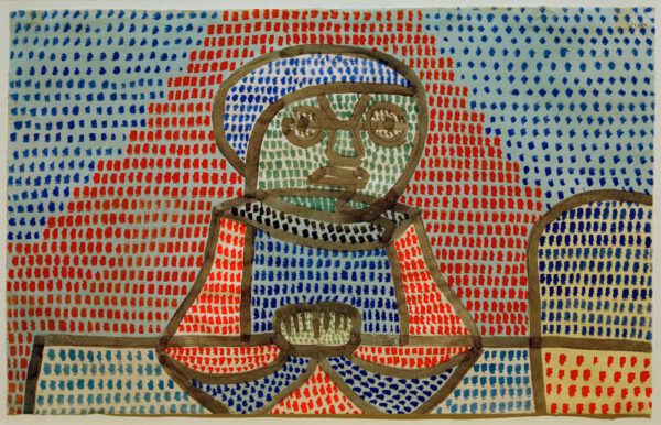Paul Klee "Knabe am Tisch" 48 x 30 cm