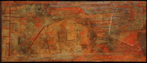 Paul Klee "Gedämpfte Härten" 51 x 22 cm