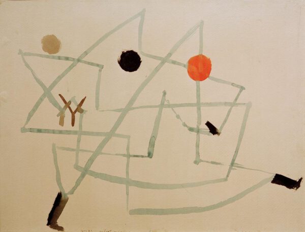 Paul Klee "Verhext und eilig" 63 x 49 cm