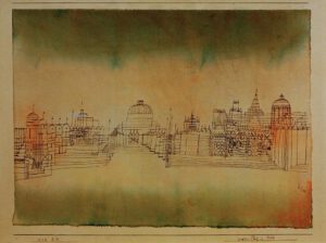 Paul Klee "Grosser Platz in BOR" 45 x 34 cm