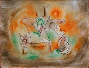 Paul Klee "Heulender Hund" 56 x 44 cm