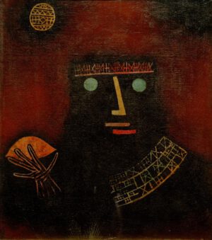 Paul Klee "Schwarzer Fürst" 29 x 33 cm