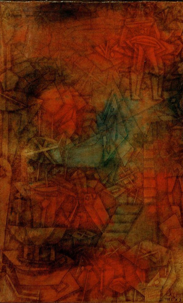 Paul Klee "(Theater) Bühnenprobe" 31 x 47 cm