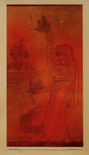 Paul Klee "Im Flora Tempel" 16 x 29 cm