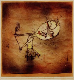 Paul Klee "Tanz des trauernden Kindes" 27 x 29 cm