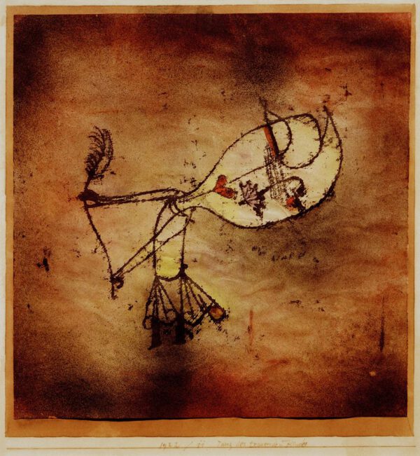 Paul Klee "Tanz des trauernden Kindes" 27 x 29 cm