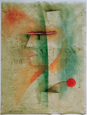 Paul Klee "Bildnis eines Kostümierten" 46 x 61 cm