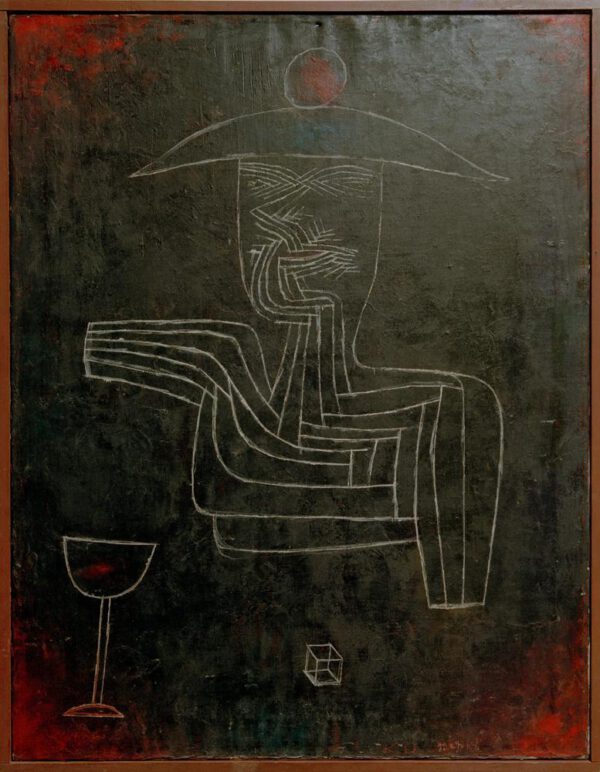 Paul Klee "Geist bei Wein und Spiel" 66 x 85 cm