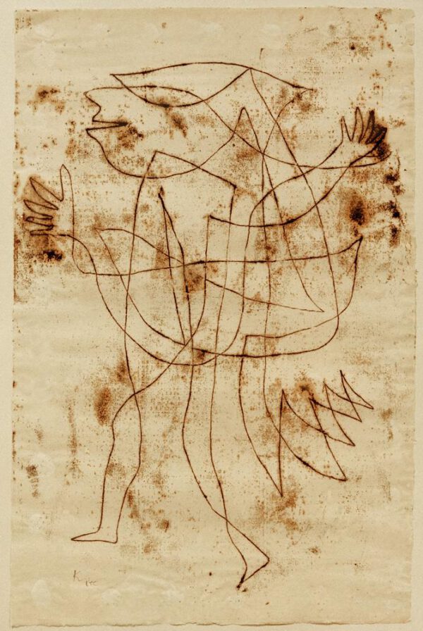 Paul Klee "Kleiner Narr in Trance 2" 30 x 47 cm