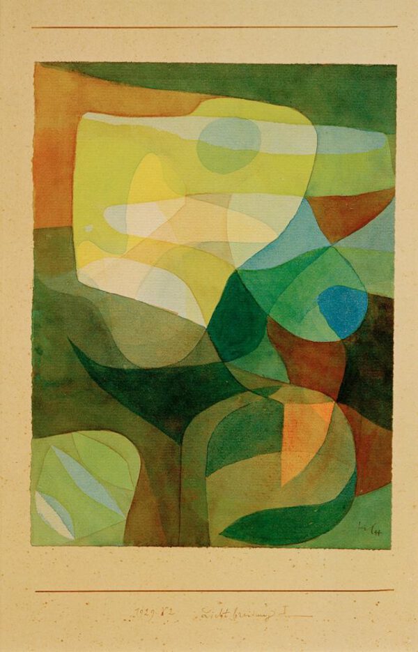 Paul Klee "Lichtbreitung I" 18 x 24 cm