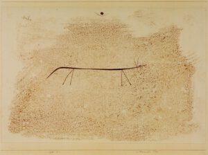 Paul Klee "Witterndes Tier" 48 x 32 cm