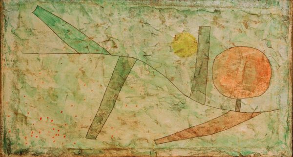 Paul Klee "Landschaft am Anfang" 59 x 34 cm