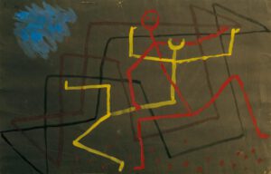 Paul Klee "Gelb unterliegt" 33 x 22 cm