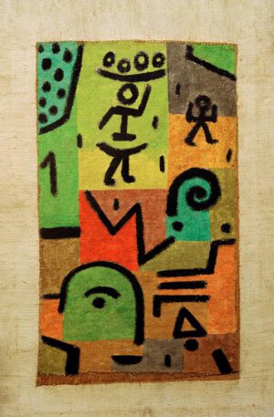 Paul Klee "Citronen-Ernte" 46 x 70 cm