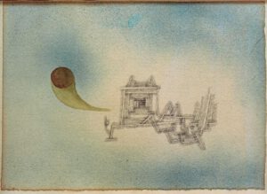 Paul Klee "Jagdpavillon" 31 x 22 cm