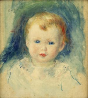 Auguste Renoir "Kinderbildnis" 23 x 28 cm
