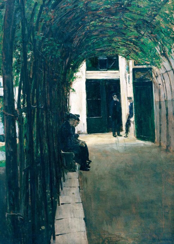 Max Liebermann "Altmännerhaus in Amsterdam" 61 x 88 cm