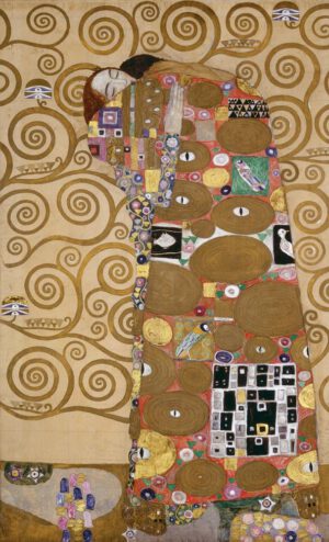 Gustav Klimt "Die Erfüllung" 121 x 194 cm