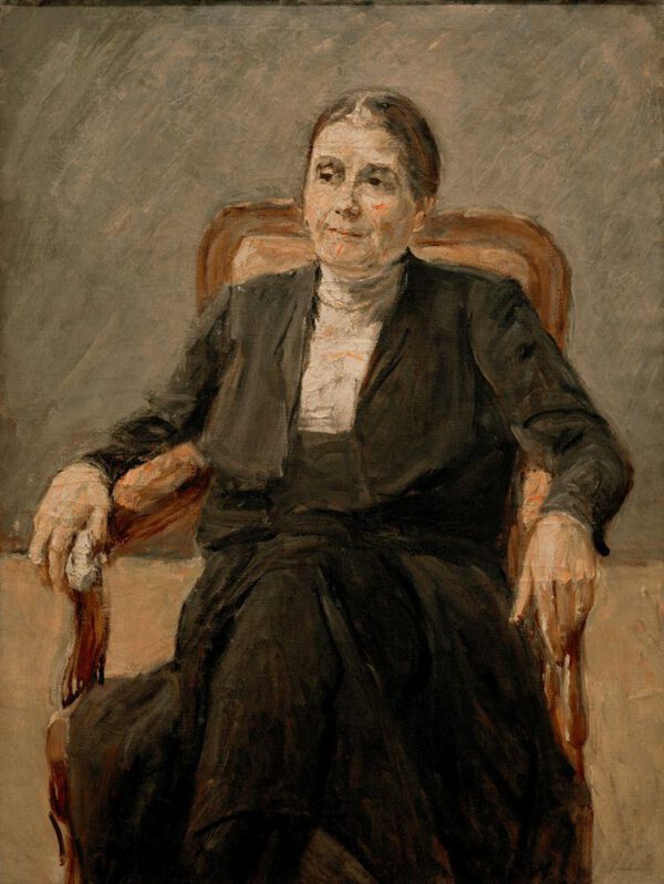 Max Liebermann "Bildnis Martha Liebermann" 91 x 116 cm