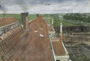 Vincent van Gogh “Die Daecher von La Haye” 39 x 56,5 cm