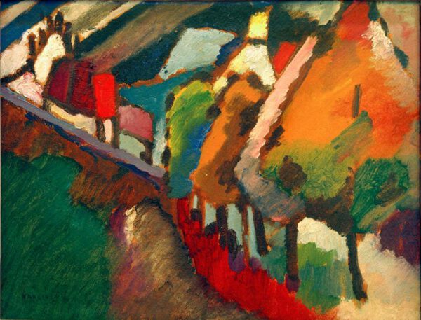 Wassily Kandinsky "Naturstudie Aus Murnaui" 45 x 31 cm