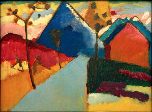 Wassily Kandinsky "Naturstudie Aus Murnau" 45 x 33 cm