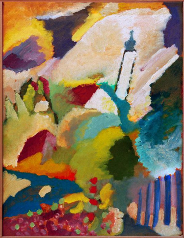 Wassily Kandinsky "Murnau Mit Kirche" 50 x 64 cm