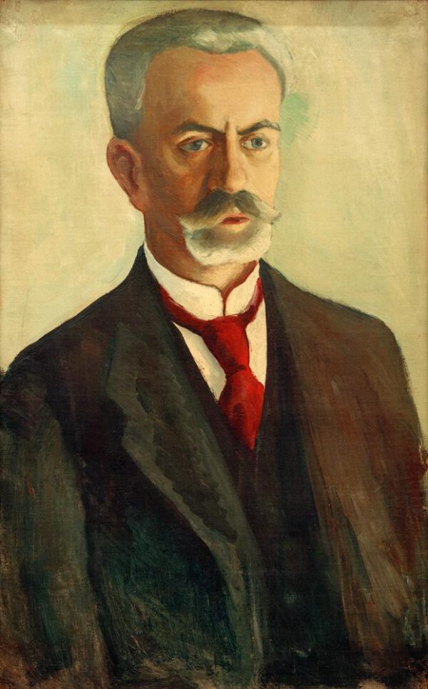 August Macke "Bildnis Bernhard Koehler" 41 x 64 cm