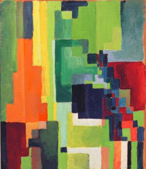 August Macke "Farbige Formen II" 68 x 79 cm