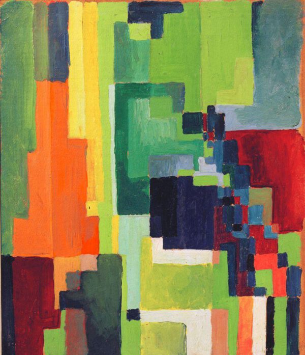August Macke "Farbige Formen II" 68 x 79 cm