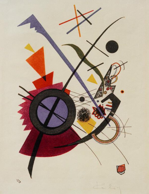 Wassily Kandinsky "Violett" 27 x 34 cm
