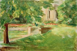 Max Liebermann "Haus und Terrasse nach Südwesten" 75 x 50 cm